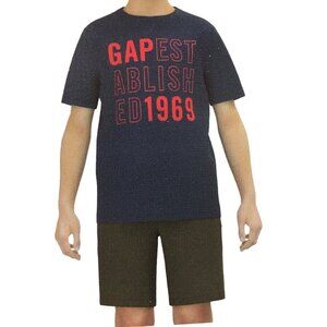 GAP Boy's 2-Piece Short Sleeve T-Shirt & Shorts Outfit Set SZ 10/12 NWT
